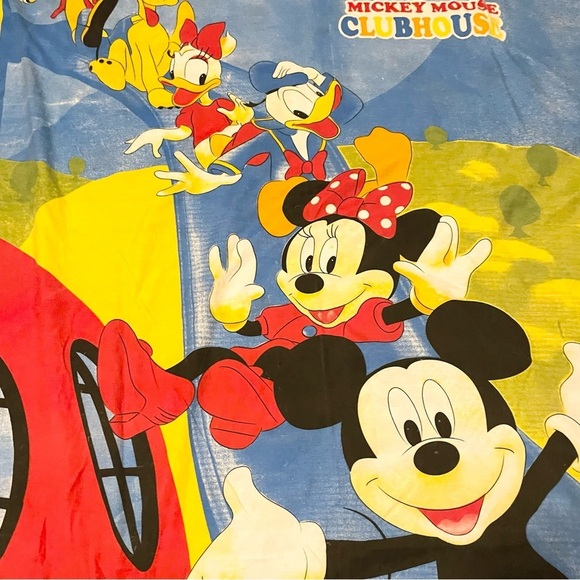 Vintage Mickey Mouse Clubhouse Duvet Cover - Picture 3 of 16